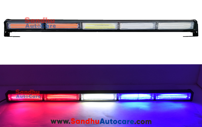 30 Inch Red, and White (Bar + Flasher) – Sandhu Autocare